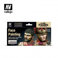 Набор красок Vallejo -  Faces Painting Set (70119) 8 красок по 17 мл