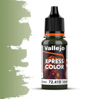 Краска для миниатюр Vallejo Xpress Color - Plague Green (72419) 18 мл