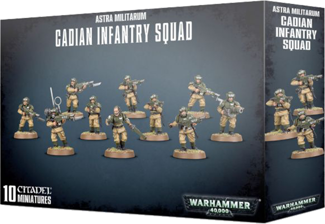 Warhammer 40,000: Astra Militarum - Cadian Infantry Squad (47-17)