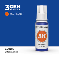Краска для миниатюр AK Standard — Ultramarine (AK11179) 17 мл