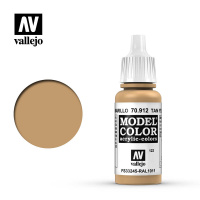 Краска матовая для миниатюр Vallejo Model Color - Tan Yellow (70912) 17мл