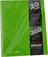 Альбом Ultra-Pro Pro-Binder c 20 встроенными листами 3х3 - Светло-зелёный (AW2412)