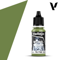 Краска для миниатюр Vallejo Model Color – Bright Green (70758) 18 мл