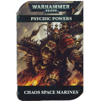Warhammer 40,000: Chaos Space Marines - Psychic Powers Cards (43-02-60)