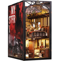 Румбокс конструктор Train Mystery Case для книжной полки, с подсветкой