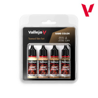 Набор красок Vallejo – Tanned Skin Color Set (72380) 4 краски по 18 мл
