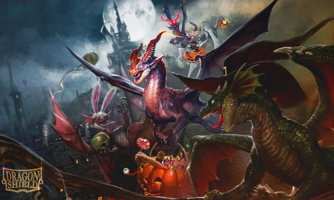 Игровое поле Dragon Shield - Playmat Halloween Dragon 2021 (AT-22565)