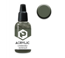 Краска Pacific88 ACRYLIC - Зелено-оливковая (Olive green) (F31) 10 мл
