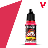 Краска (флуоресцентная) для миниатюр Vallejo Game Color - Fluorescent Red (72157) 18 мл
