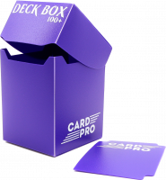 Коробочка CARD-PRO 100+  фиолетовая (96199)