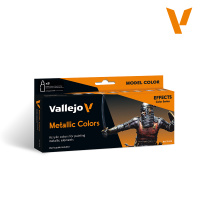 Набор красок Vallejo - Metallic Colors (70118) 8 красок по 18 мл