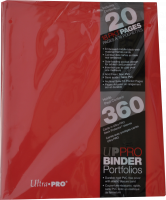 Альбом Ultra-Pro Pro-Binder c 20 встроенными листами 3х3 - Красный (AW2410)
