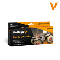 Набор красок Vallejo Effects Color Series - Rust & Corrosion (70262) 8 красок по 18 мл