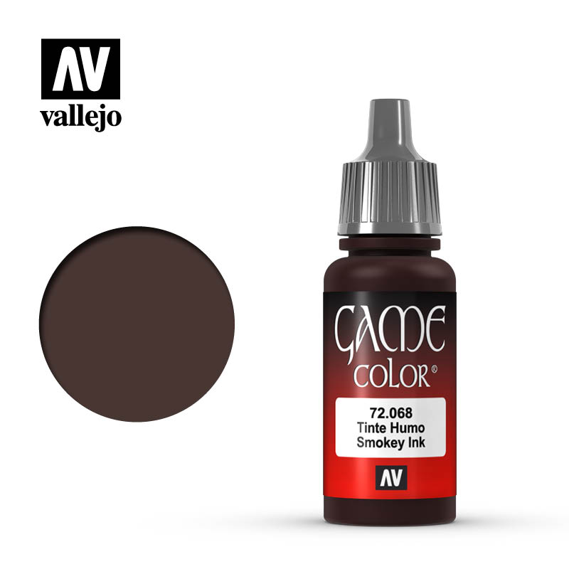Краска для миниатюр Vallejo Game Color - Smokey Ink (72068) 17 мл