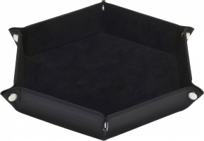 Дайстрей MTGTRADE - Черный (шестиугольный 23х23 см)