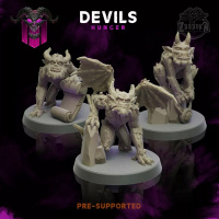 Миниатюры "Набор бесов" (Set of Devils) 25 мм