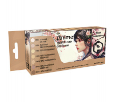 Набор красок Pacific88 Art Color - Anime набор телесных оттенков (4805) (7 красок по 10 мл)