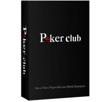 Карты игральные Poker club (100% пластик). Красная рубашка