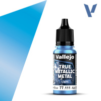 Краска для миниатюр Vallejo True Metallic Light – Sapphire Blue (77111) 18 мл 