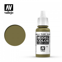 Краска матовая для миниатюр Vallejo Model Color - Yellow Green (70881) 17мл