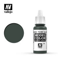 Краска матовая для миниатюр Vallejo Model Color - Black Green (70980) 17мл