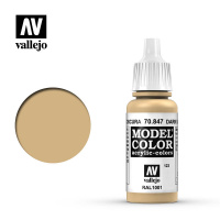 Краска матовая для миниатюр Vallejo Model Color - Dark Sand (70847) 17 мл