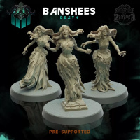 Миниатюры "Набор Банши" (Set of Banshees) 32 мм