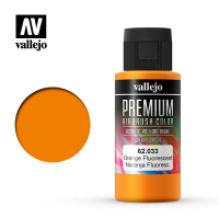 Краска (флуоресцентная) для миниатюр Vallejo Premium Color - Fluorescent Orange (62033) 60 мл