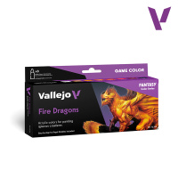Набор красок Vallejo - Fire Dragons by A.Giraldez (72196) 8 красок по 18 мл