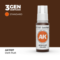 Краска для миниатюр AK Standard — Dark Rust (AK11107) 17 мл