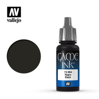 Краска чернильная для миниатюр Vallejo Game Ink - Black (72094) 17 мл 
