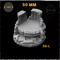 Подставка-база "Готические руины" 50 мм (1 шт.) (WB011-50)