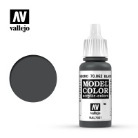 Краска матовая для миниатюр Vallejo Model Color - Black Grey (70862) 17мл