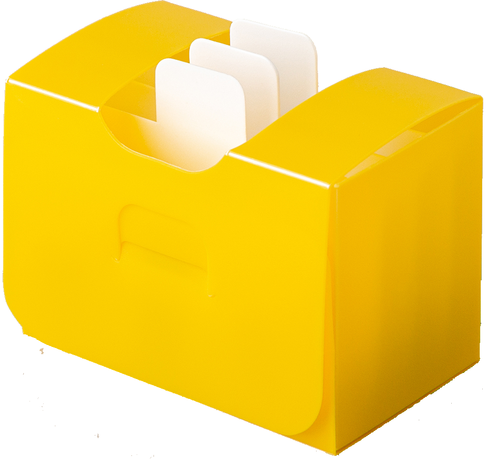 Картотека UniqCardFile Mini 40 mm (Желтый) (544916)