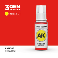 Краска для миниатюр AK Intense — Deep Red (AK11088) 17 мл