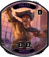 Токен Ultra Pro - Relic Tokens: Lineage Collection - Pirate (Menace) (foil)