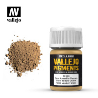 Пигмент (цветной порошок) Vallejo Pigments - Dark Yellow Ocre (73103) 35 мл