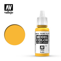 Краска матовая для миниатюр Vallejo Model Color - Flat Yellow (70953) 17мл