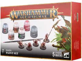 Стартовый Набор Warhammer Age of Sigmar: Skaven - Paint Set (60-09)