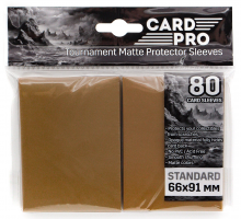 Протекторы Card-Pro для ККИ - Золотые (80 шт.) 66x91 мм (CP-011)