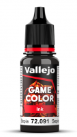 Краска чернильная для миниатюр Vallejo Game Ink - Sepia (72091) 17 мл