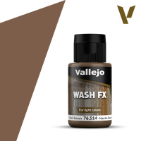 Проливка Vallejo Model Wash - Dark Brown (76514) 35 мл