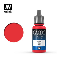 Краска чернильная для миниатюр Vallejo Game Ink - Red (72086) 17 мл