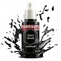 Краска The Army Painter: Warpaints Fanatic - Matt Black (WP3001) 18 мл