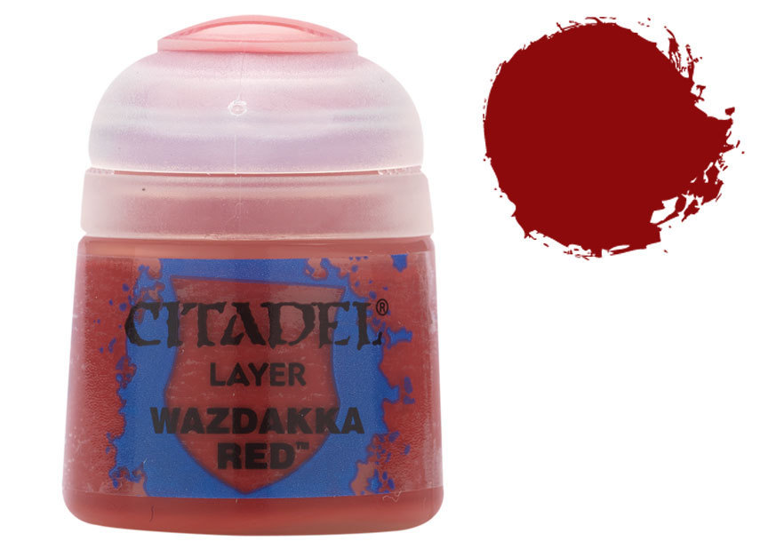 Краска для миниатюр Citadel Layer: Wazdakka Red (22-07)
