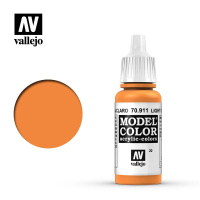 Краска матовая для миниатюр Vallejo Model Color - Light Orange (70911) 17мл
