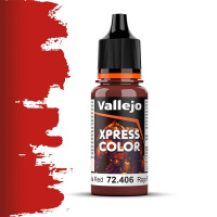 Краска для миниатюр Vallejo Xpress Color - Plasma Red (72406) 18 мл