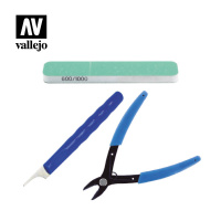 Набор инструментов Vallejo - Plastic Models Preparation Tool Kit (T11002)