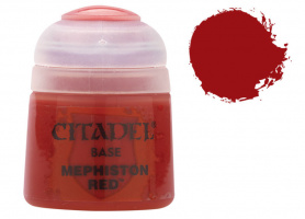 Краска для миниатюр Citadel Base: Mephiston Red (21-03)
