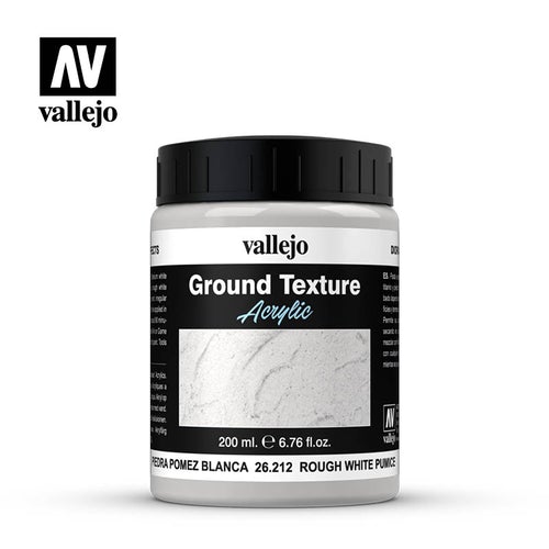Рельефная краска Vallejo Diorama Effects - Rough White Pumice (26212) 200 мл